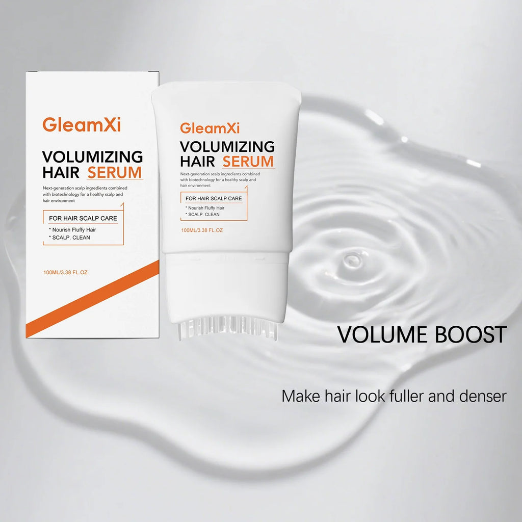 GleamXi Volumizing Hair Serum Healthy Scalp Care Deeply Nourishing Moisturizing Softening Repair Damage Hair Care Cream 100ml