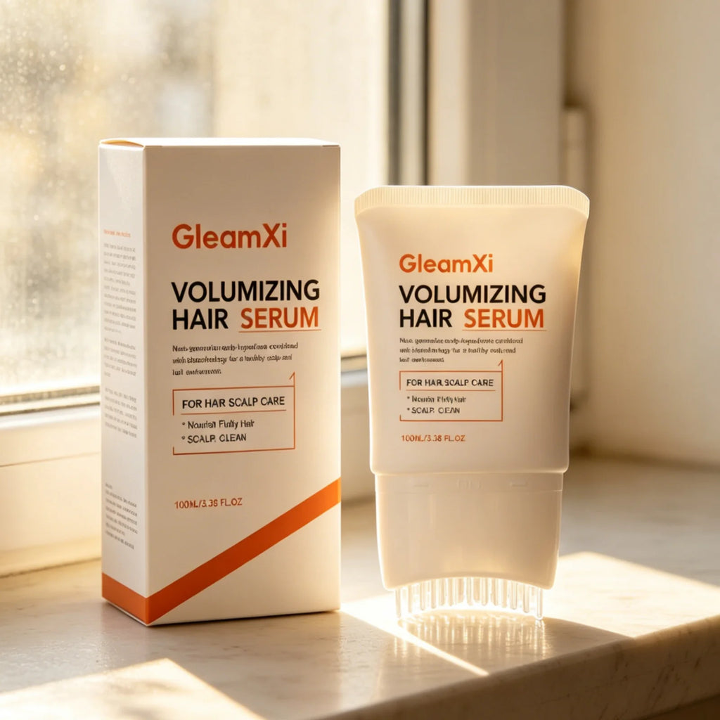 GleamXi Volumizing Hair Serum Healthy Scalp Care Deeply Nourishing Moisturizing Softening Repair Damage Hair Care Cream 100ml