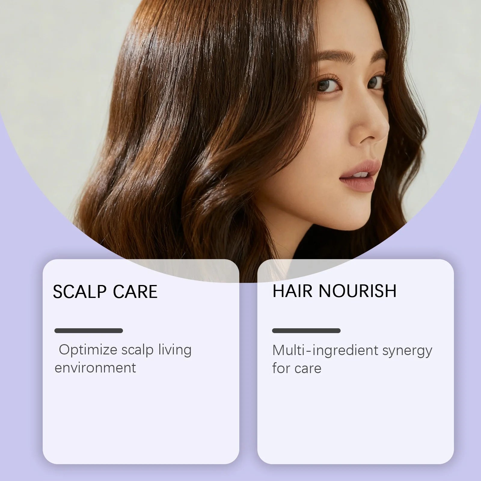GleamXi Volumizing Hair Serum Healthy Scalp Care Deeply Nourishing Moisturizing Softening Repair Damage Hair Care Cream 100ml