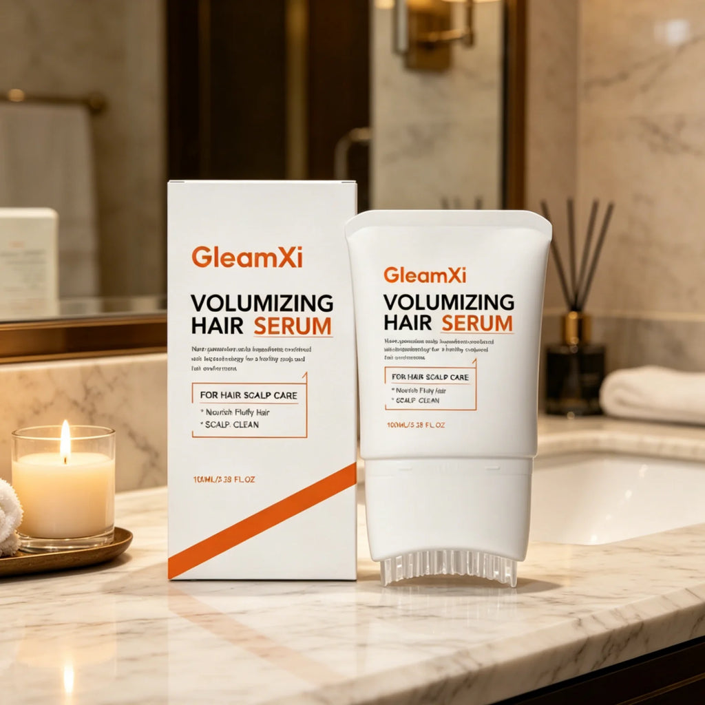 GleamXi Volumizing Hair Serum Healthy Scalp Care Deeply Nourishing Moisturizing Softening Repair Damage Hair Care Cream 100ml