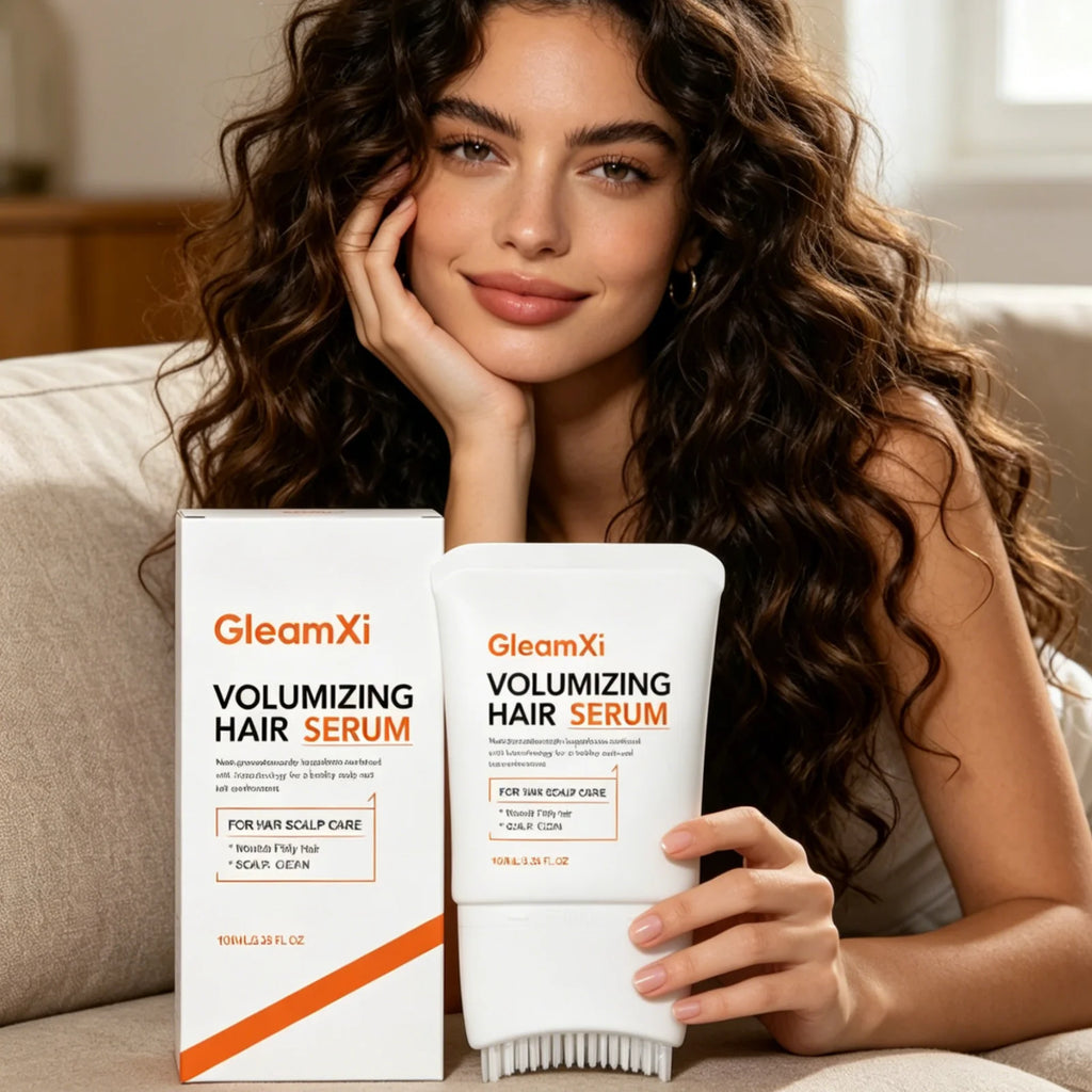 GleamXi Volumizing Hair Serum Healthy Scalp Care Deeply Nourishing Moisturizing Softening Repair Damage Hair Care Cream 100ml
